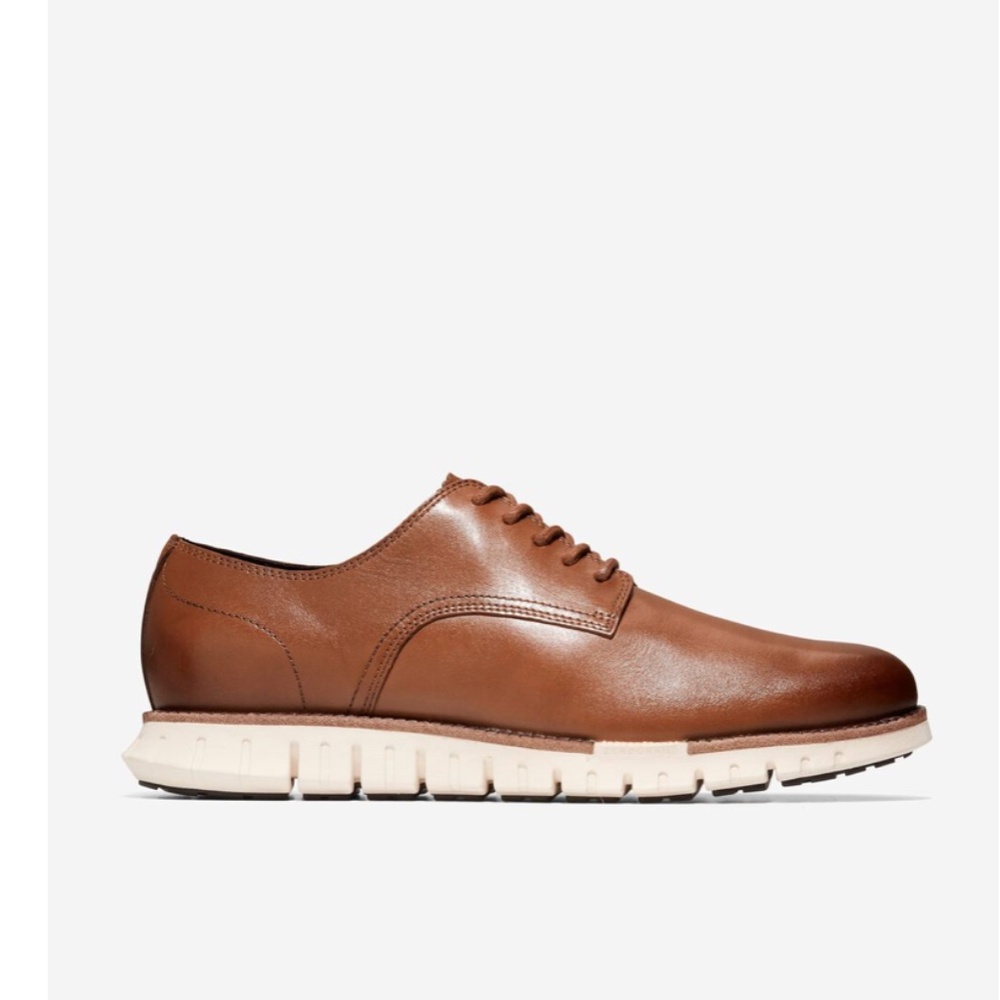 Men's Cole Haan ZERØGRAND 360 Remastered Plain Toe Oxfords, Size 12, Brown